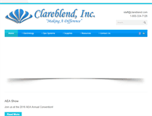 Tablet Screenshot of clareblend.info